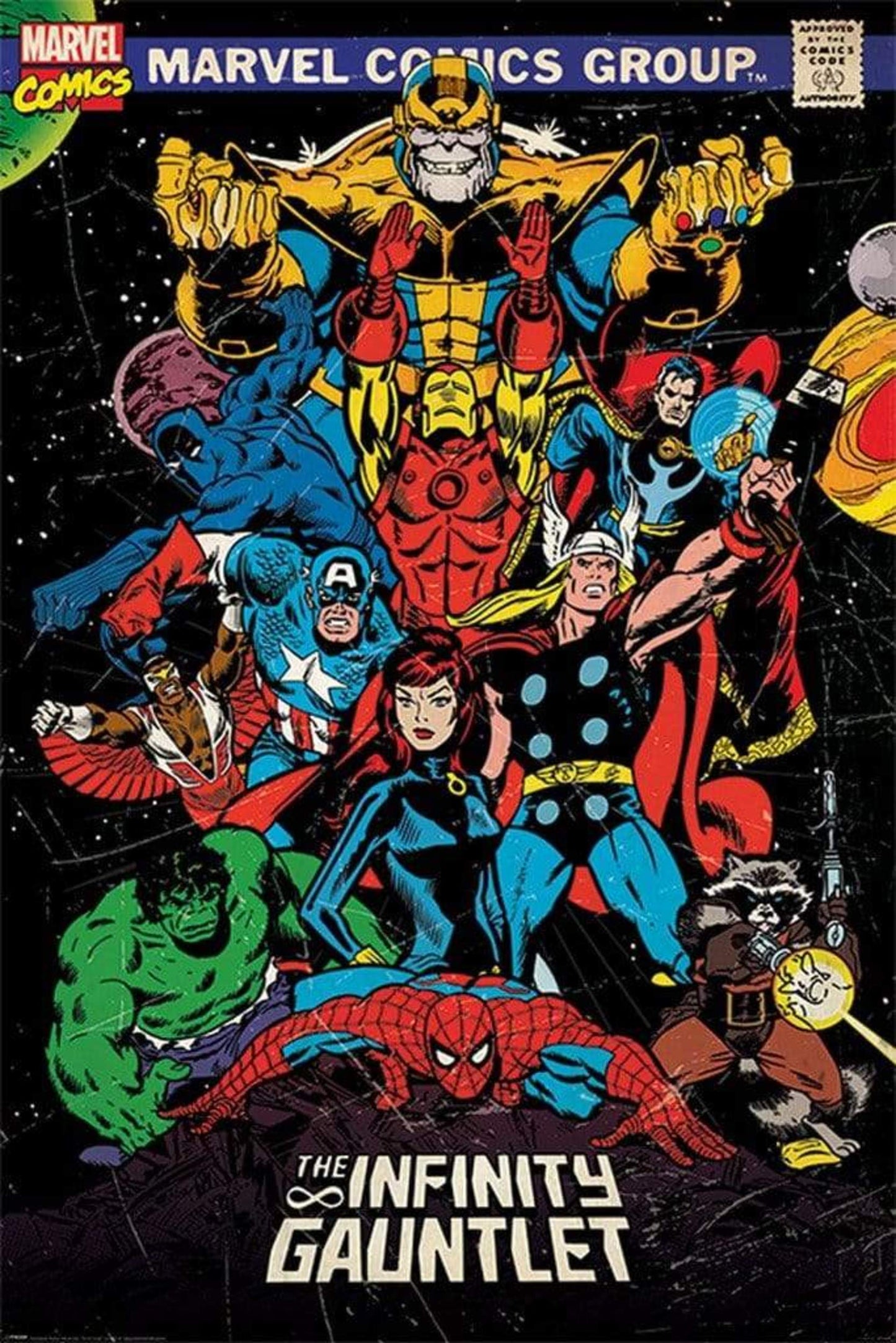Poster Marvel Comics - The Infinity Gauntlet 61x91,5cm