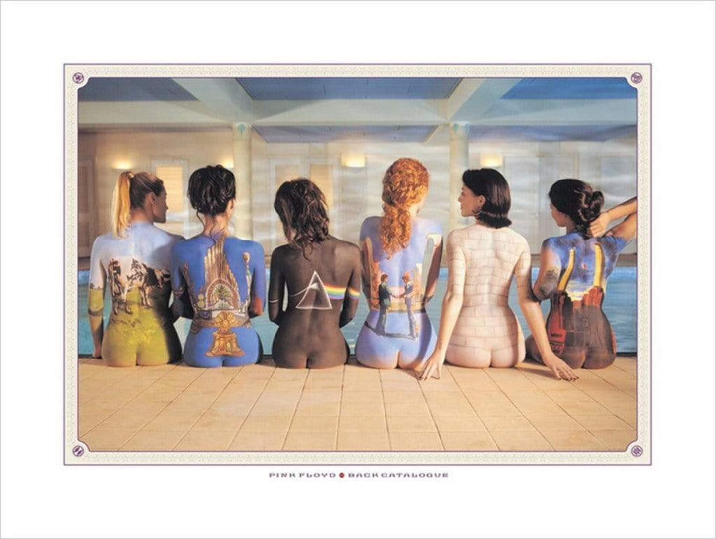 Art Print Pink Floyd - Back Catalogue 80x60cm