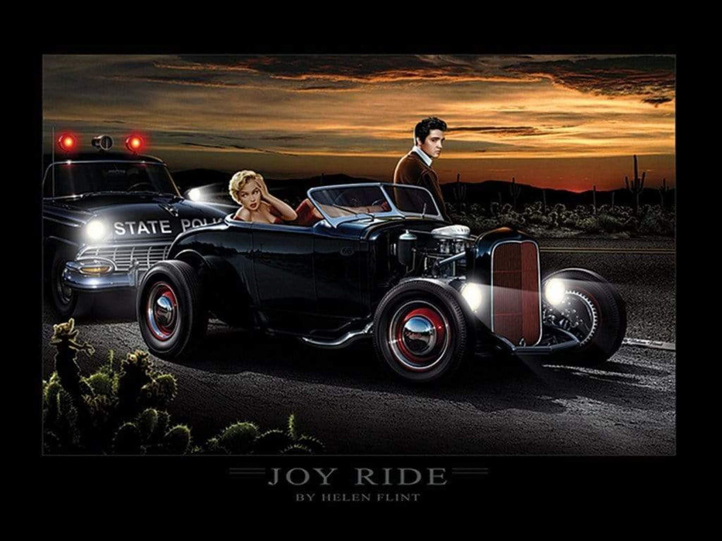 Art Print Joy Ride Helen Flint 80x60cm