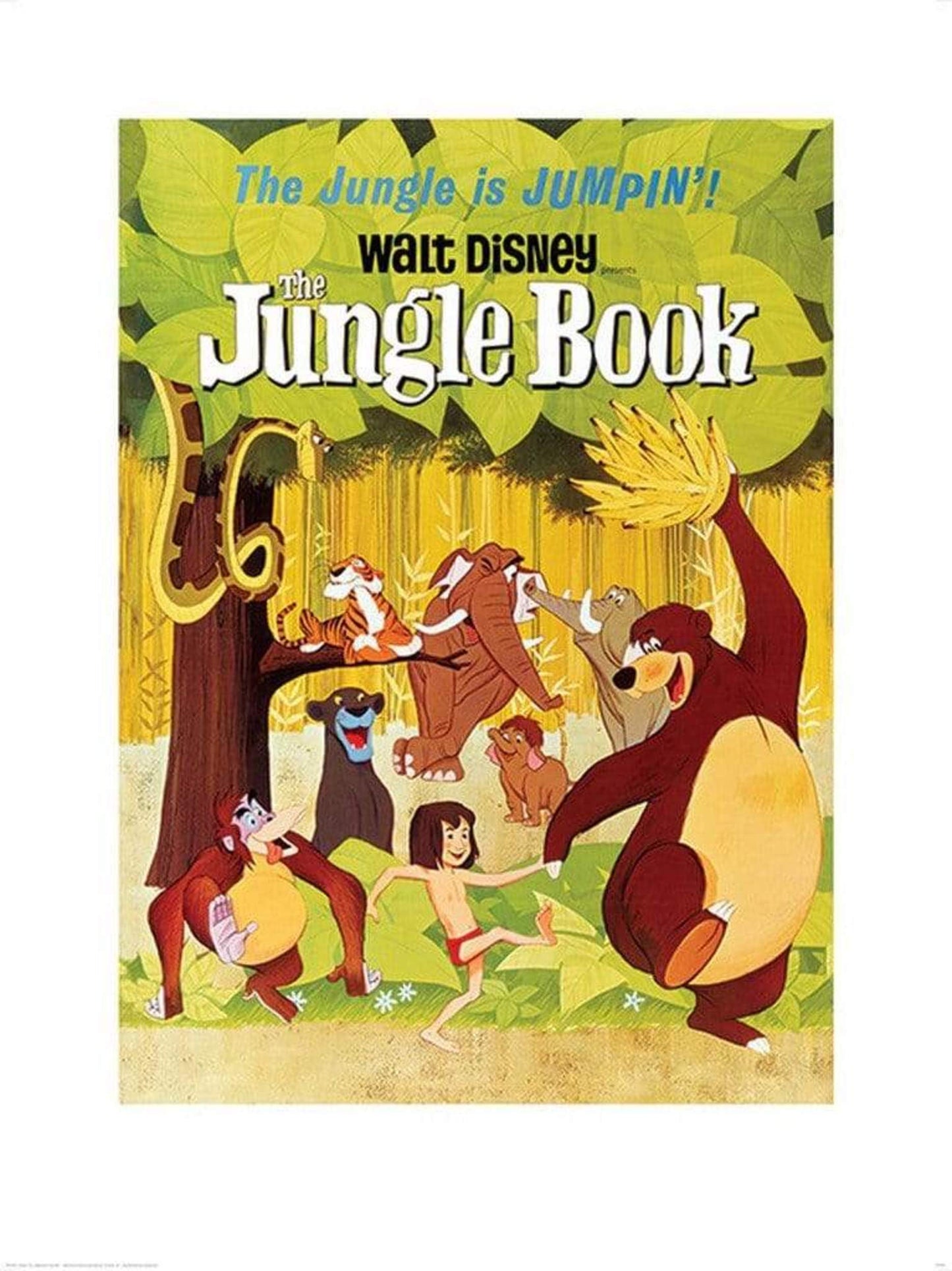 Art Print The Jungle Book - Jumpin 60x80cm