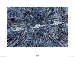 Art Print Star Wars - Episode VII TIE Fighters 80x60cm