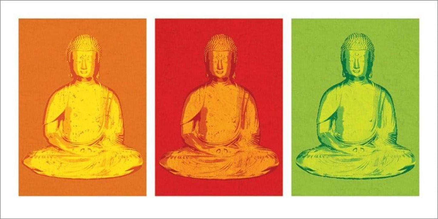 Art Print Buddha Pop Art 100x50cm