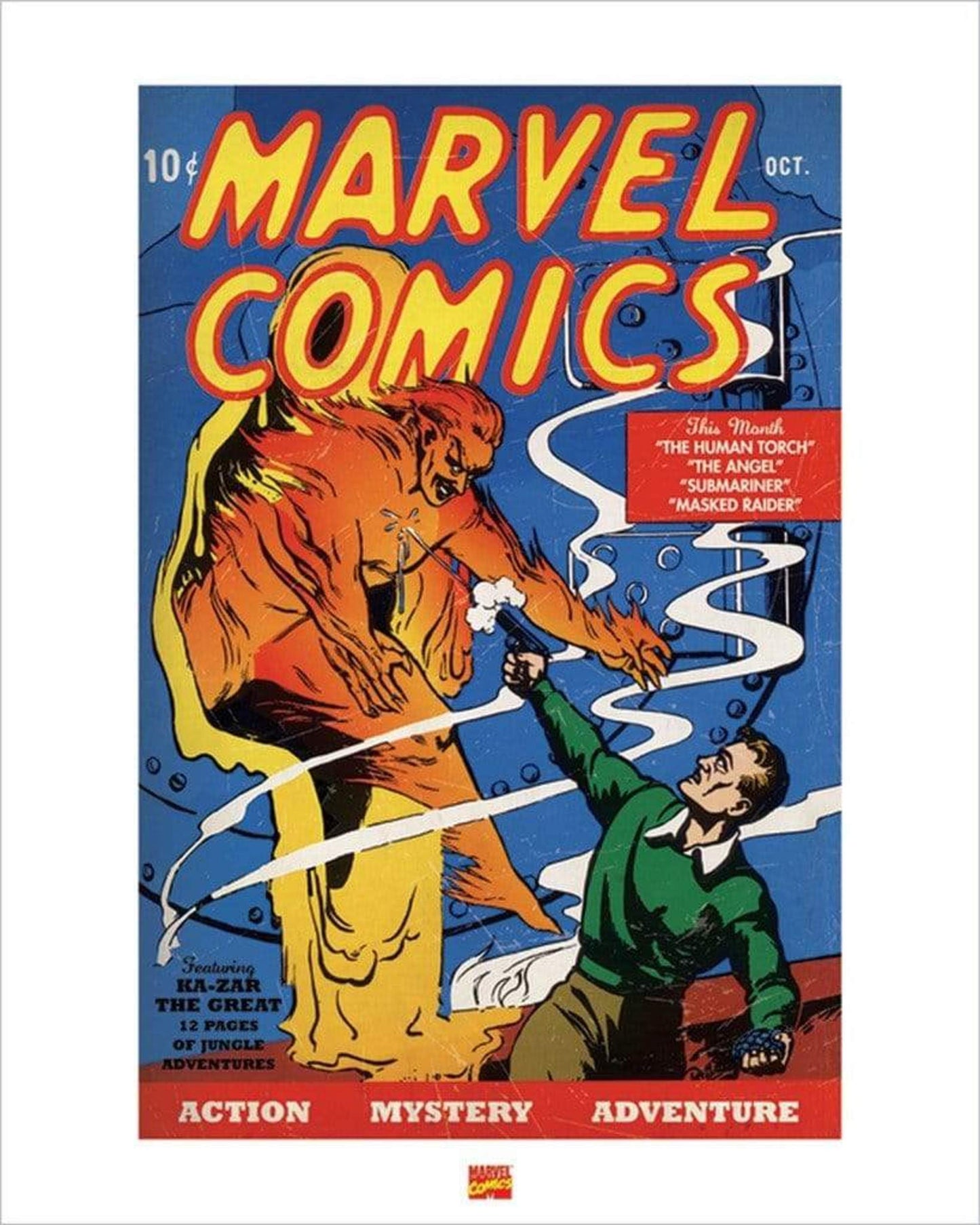 Art Print Human Torch 40x50cm