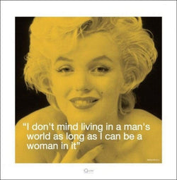 Art Print Marilyn Monroe - iQuote Mans World 40x40cm