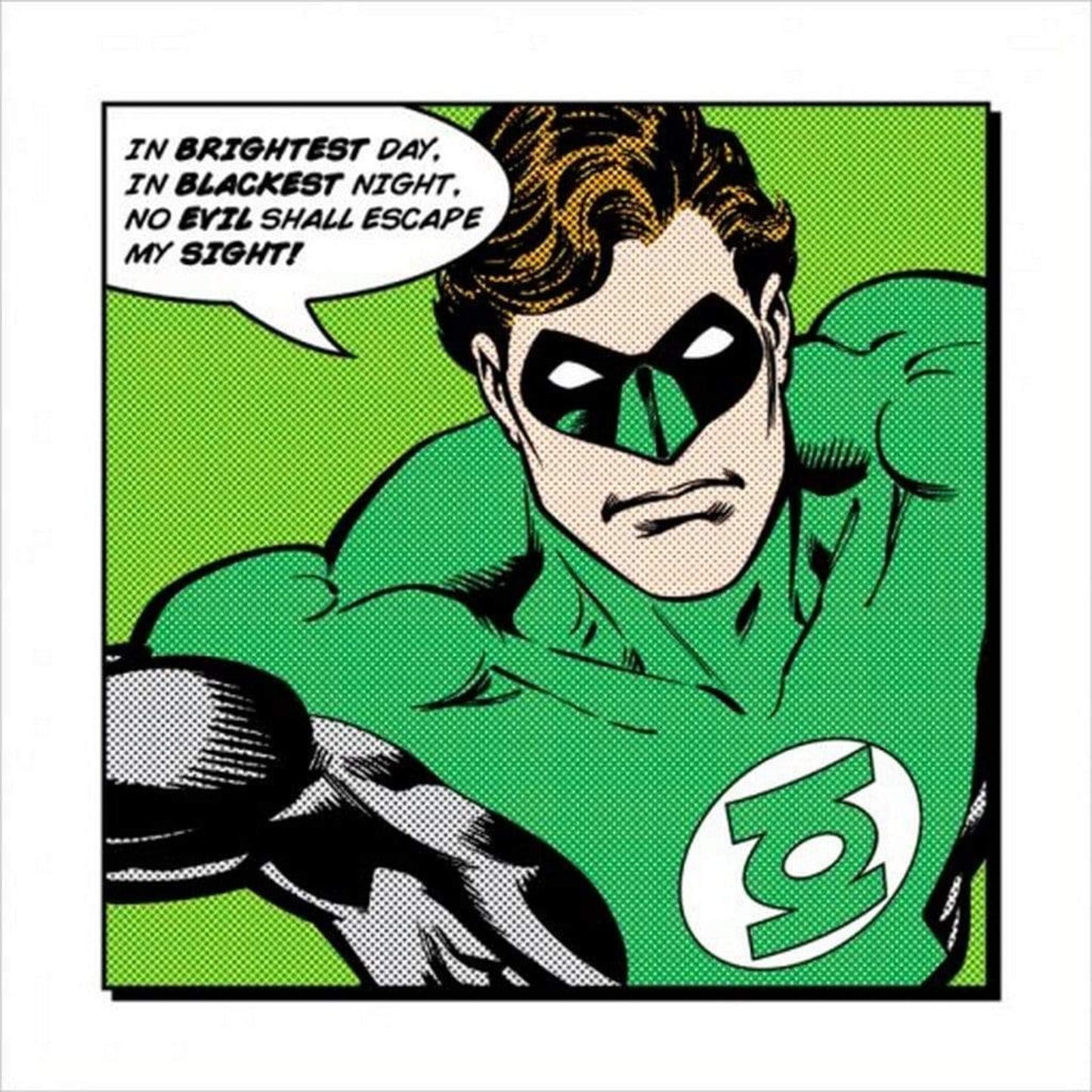 Art Print Green Lantern - Brightest Day 40x40cm