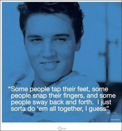 Art Print Elvis Presley - iQuote All Together 40x40cm