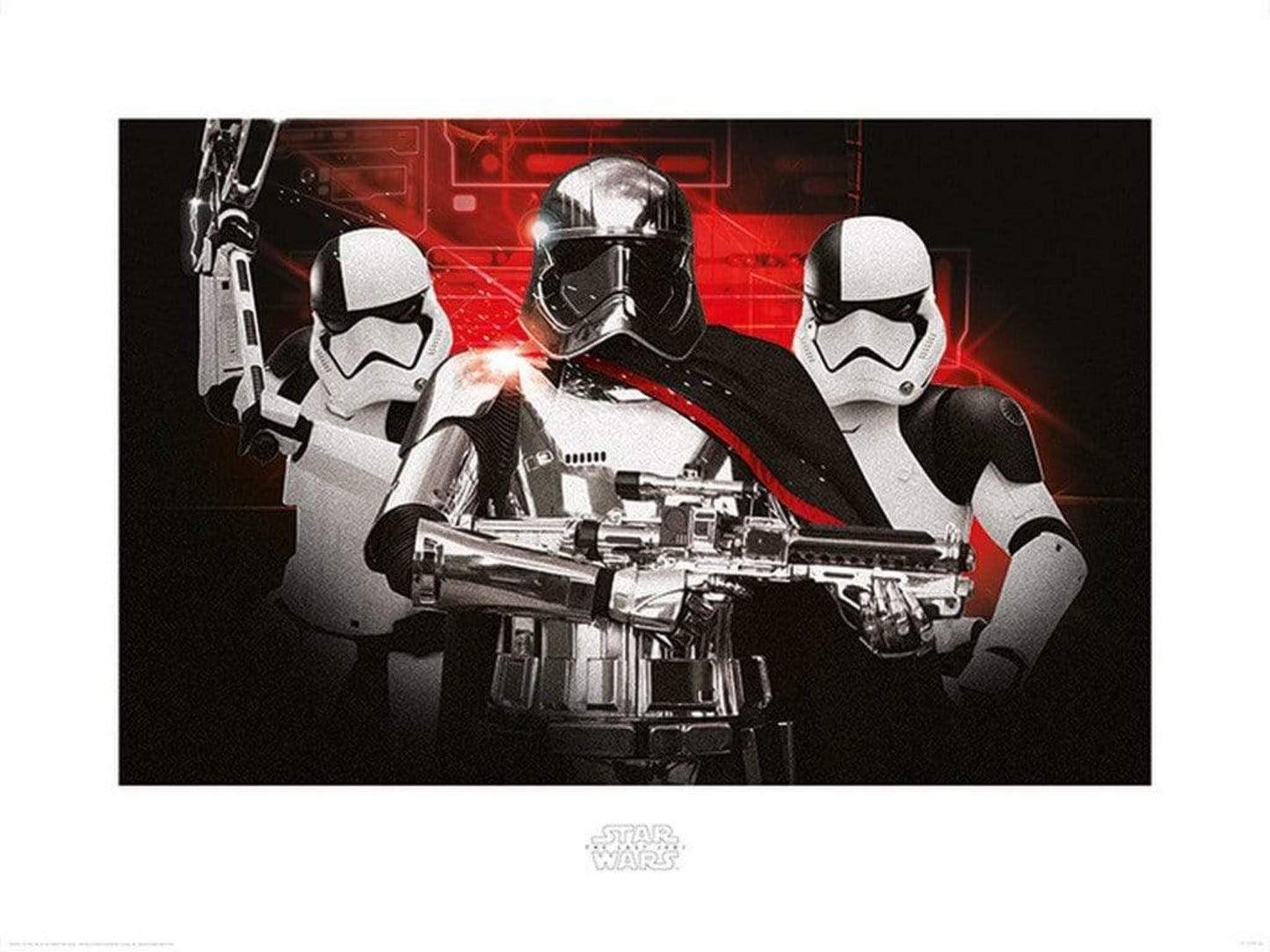 Art Print Star Wars - The Last Jedi Stormtrooper Team 80x60cm