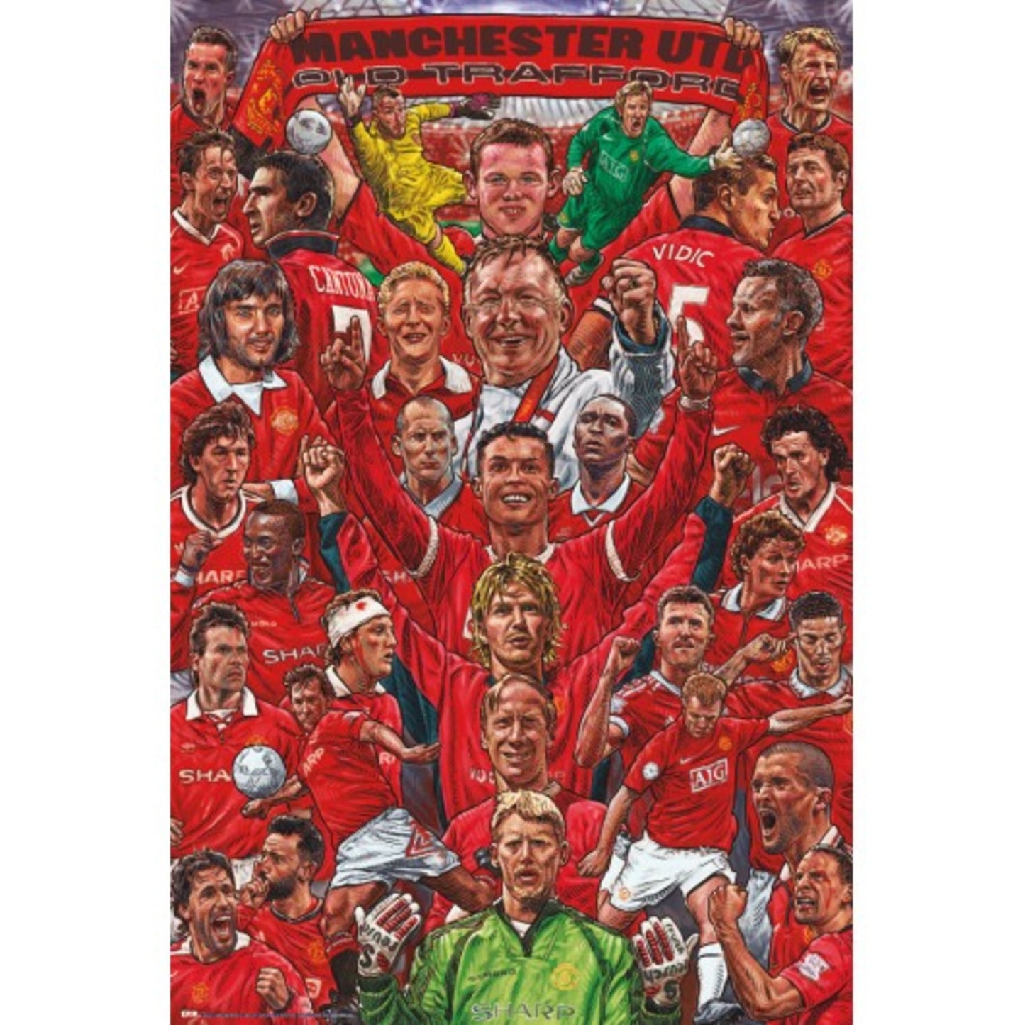 Poster Manchester United Legends 61x91,5cm