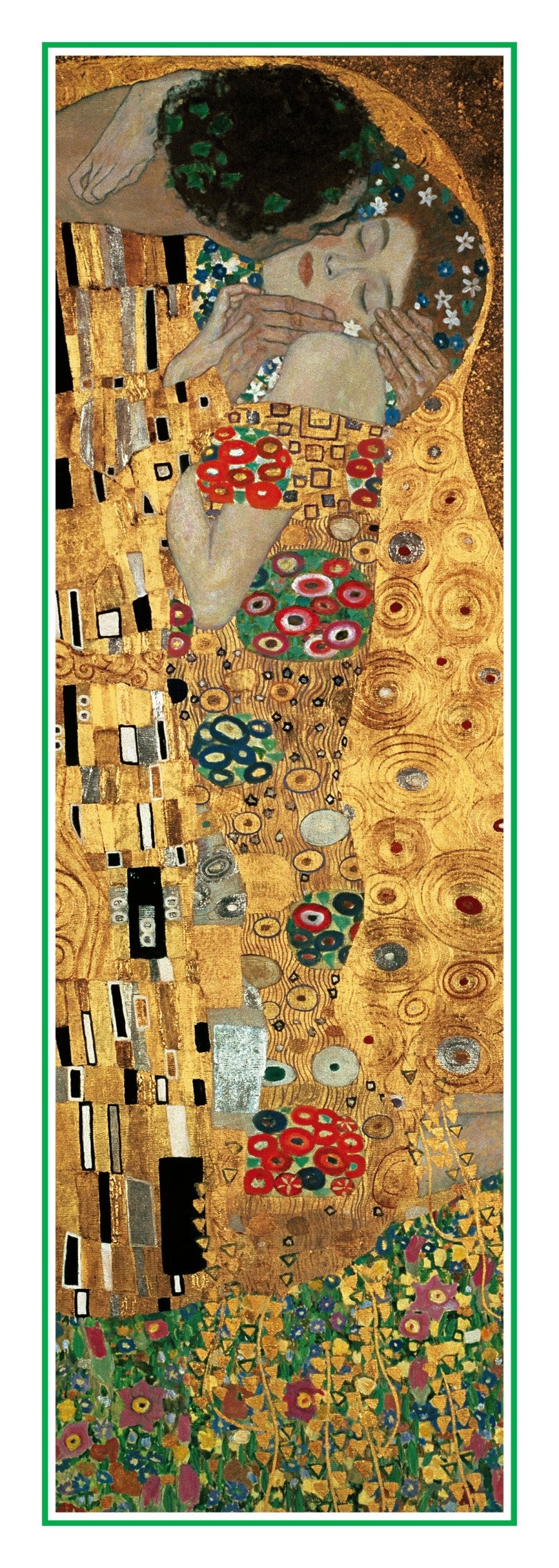 Art Print Gustav Klimt - The Kiss 25x70cm