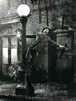 Art Print Liby - Gene Kelly singing in the Rain 50x70cm