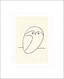 Art Print Pablo Picasso - Le Hibou 50x60cm