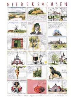 Art Print Sabine Gerke - Niedersachsen I 60x80cm