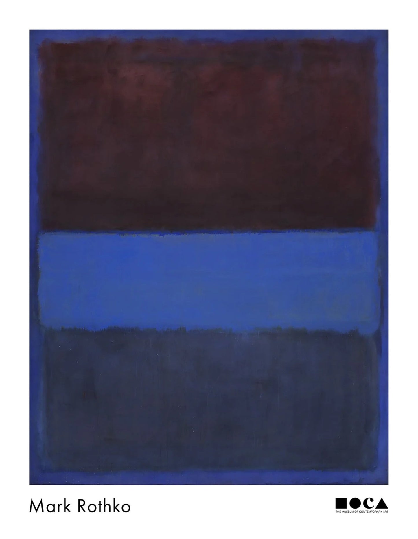 Art Print Mark Rothko No. 61 Rust and Blue 71x91,5cm