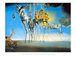 Art Print Salvador Dali - La tentation de St. Antoine 80x60cm