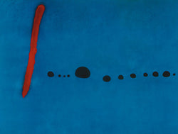 Art Print Joan Miro - Blue II, 4-3-61 80x60cm