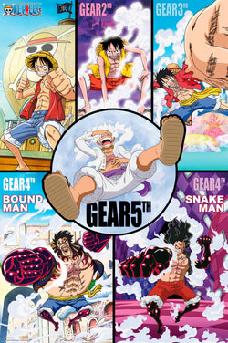 Poster One Piece - Gears History 61x91,5cm