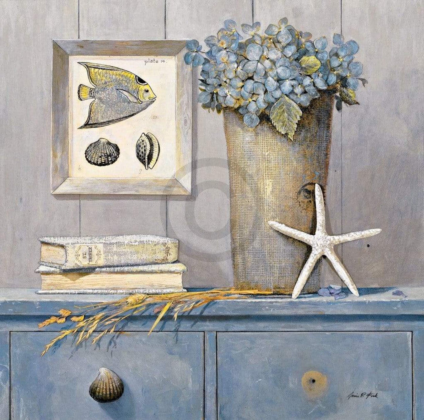 Art Print Arnie Fisk - St. Tropez Botanical 50x50cm