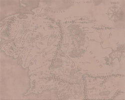Art Print The Lord of the Rings - Middle Earth 40x50cm