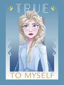 Art Print Frozen - True To Myself 30x40cm