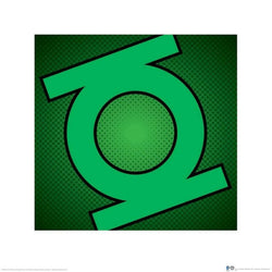 Art Print DC Comics - Green Lantern - Symbol 40x40cm