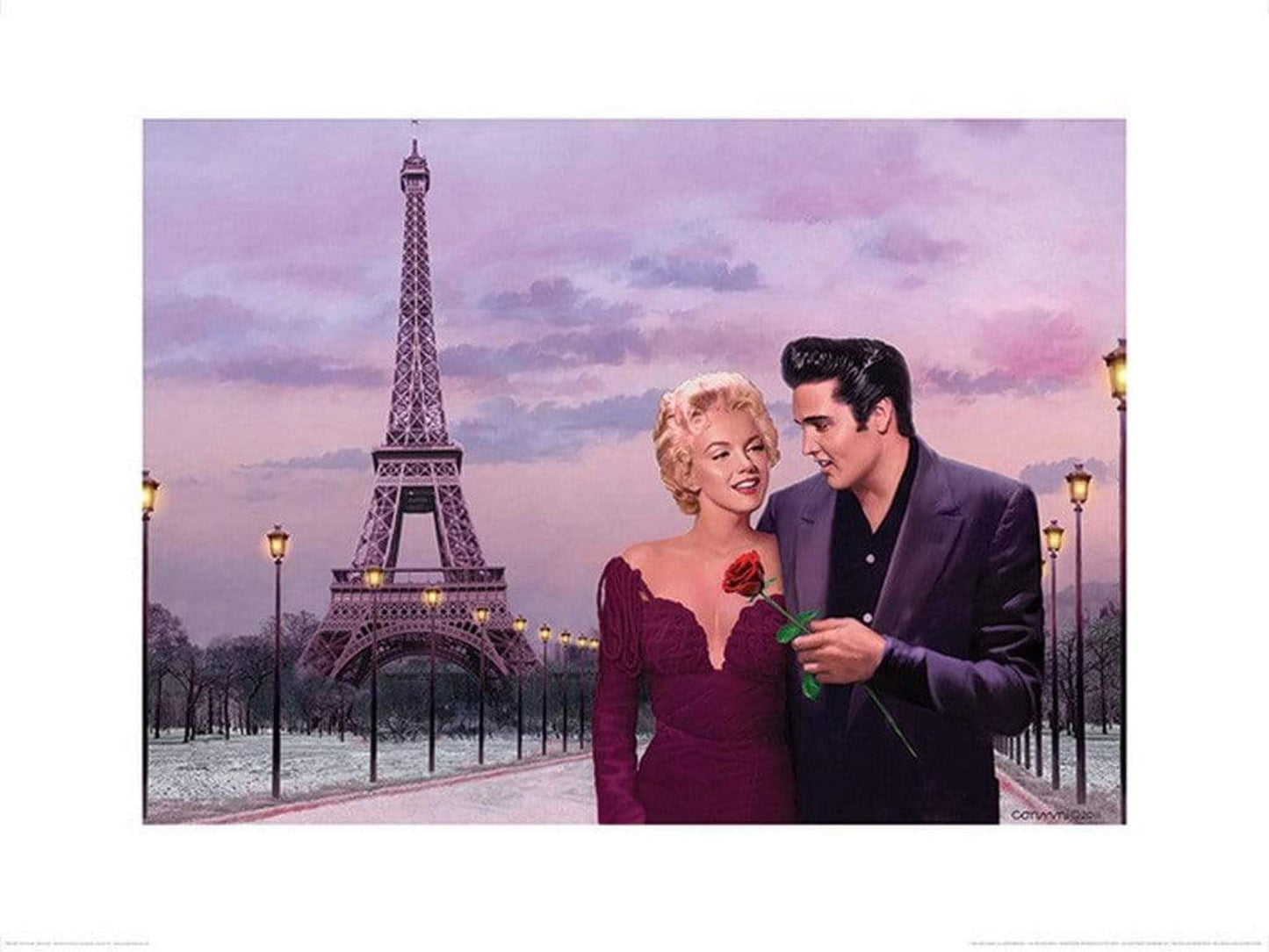 Art Print Chris Consani - Paris Sunset 80x60cm