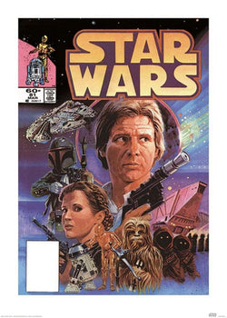 Art Print Star Wars - Captain Solo 50x70cm