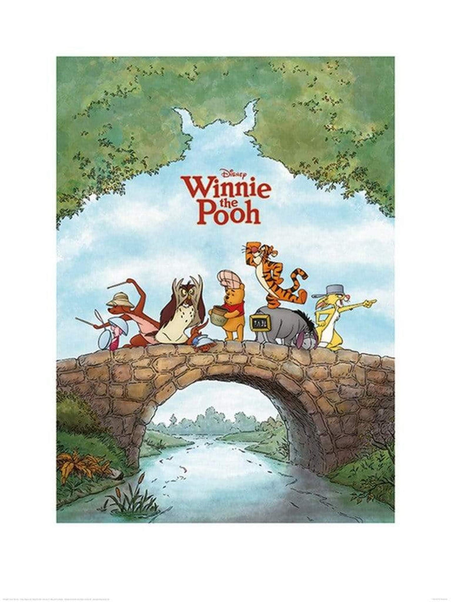 Art Print Winnie The Pooh 60x80cm