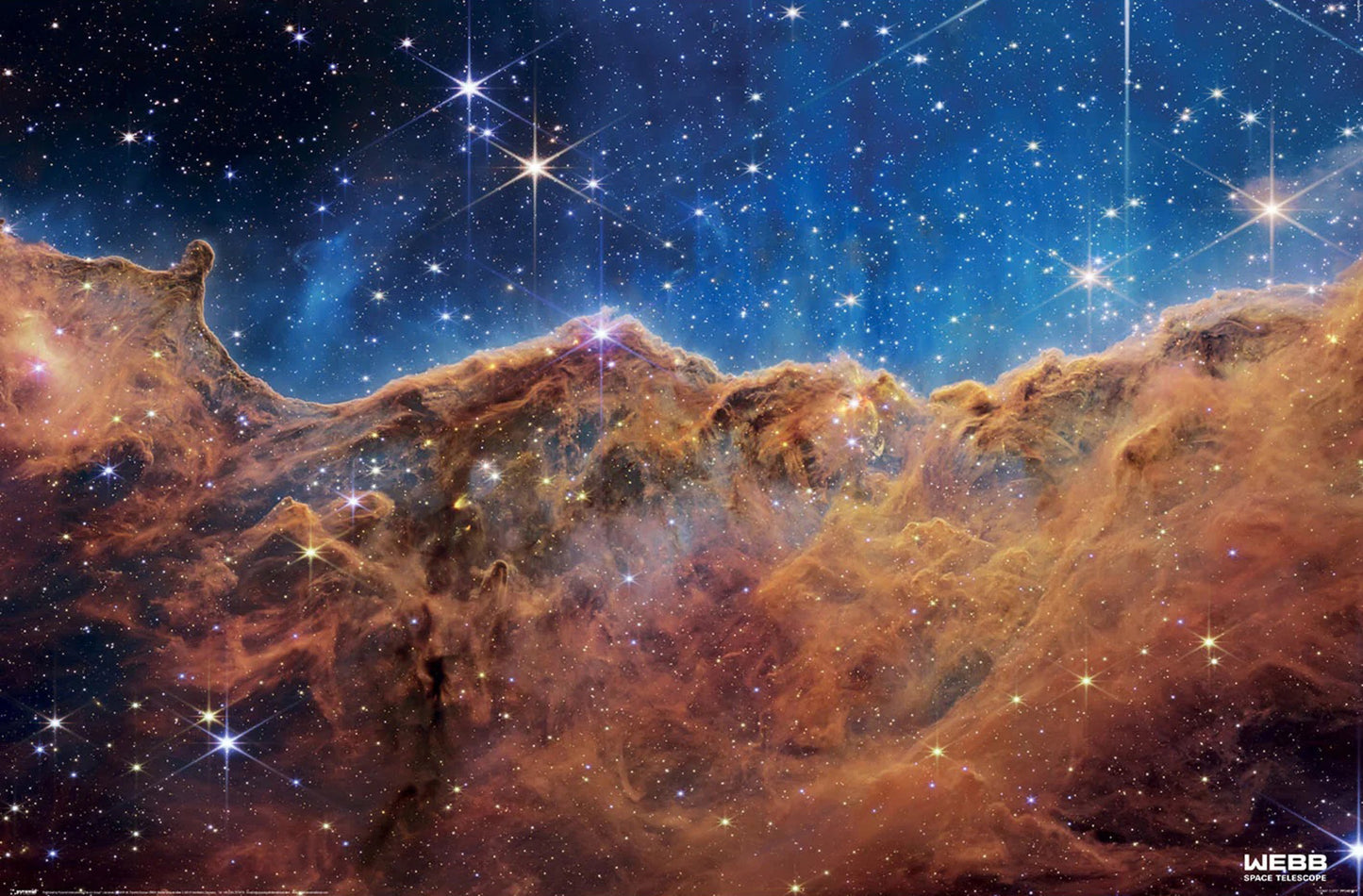 Poster James Webb - Cosmic Cliffs 91,5x61cm