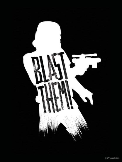 Art Print Star Wars - Silhouette Quotes Stormtrooper 30x40cm