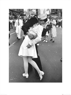 Art Print Time Life - War Time Kiss 60x80cm