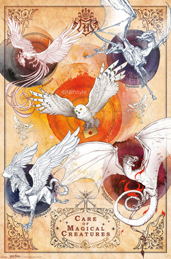 Poster Harry Potter - Magical Creatures 61x91,5cm