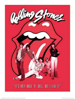 The Rolling Stones - Its Only Rock n Roll Art Print 30x40cm