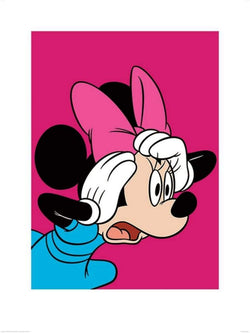 Art Print Minnie Mouse - Shocked 60x80cm