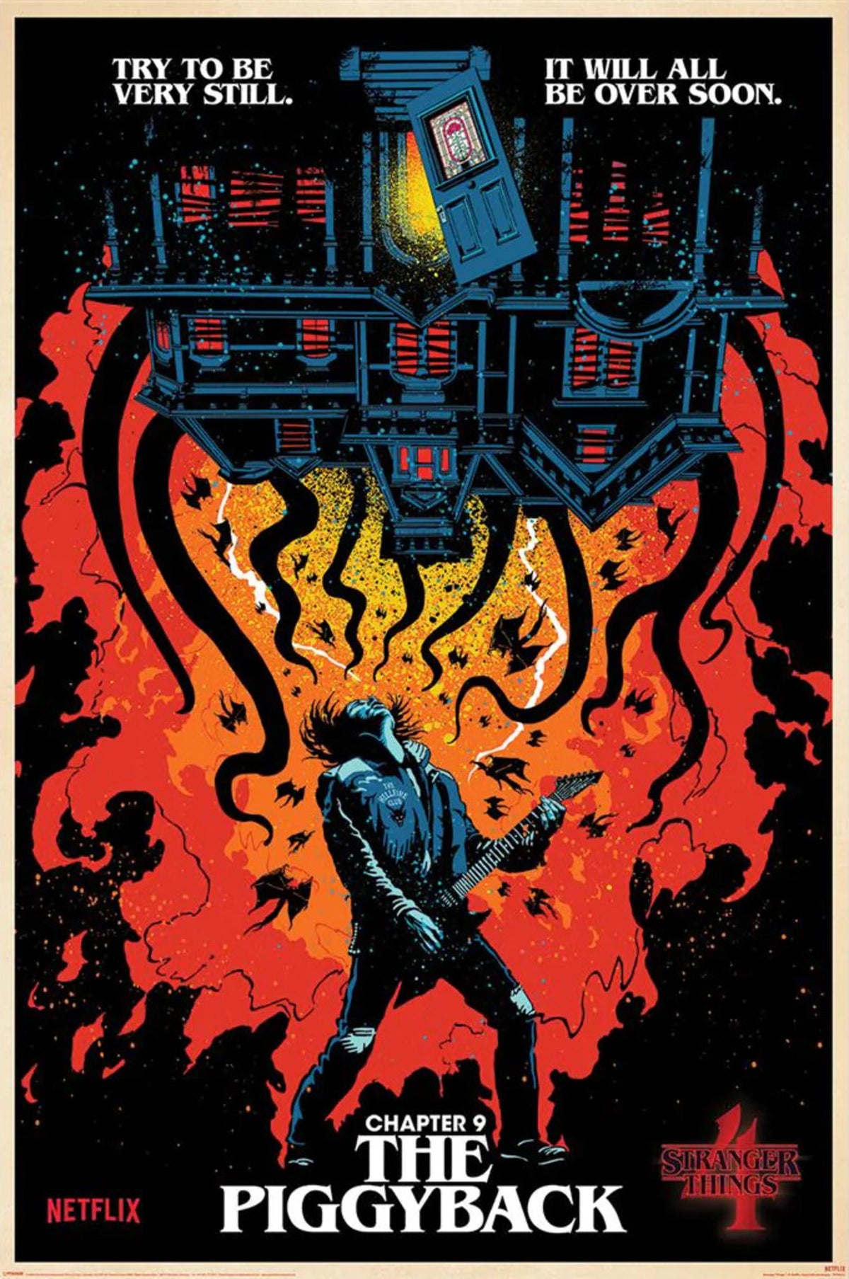 Poster Stranger Things - 4 Chapter 9 The Piggyback 61x91,5cm
