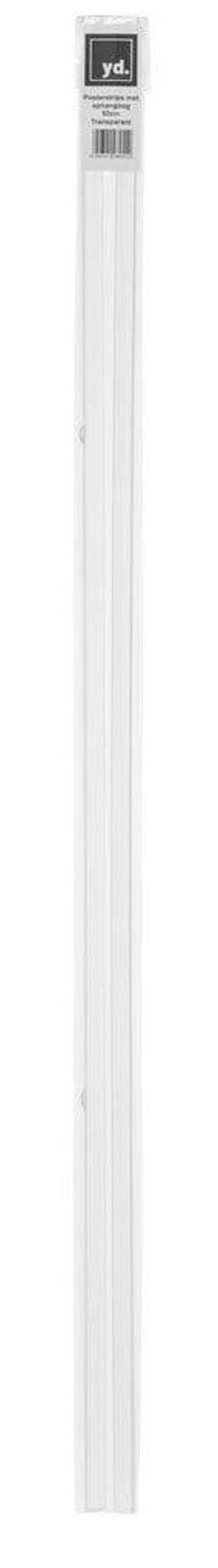 Poster Hangers Transparent 93 cm - Strips with hanging Eyelets