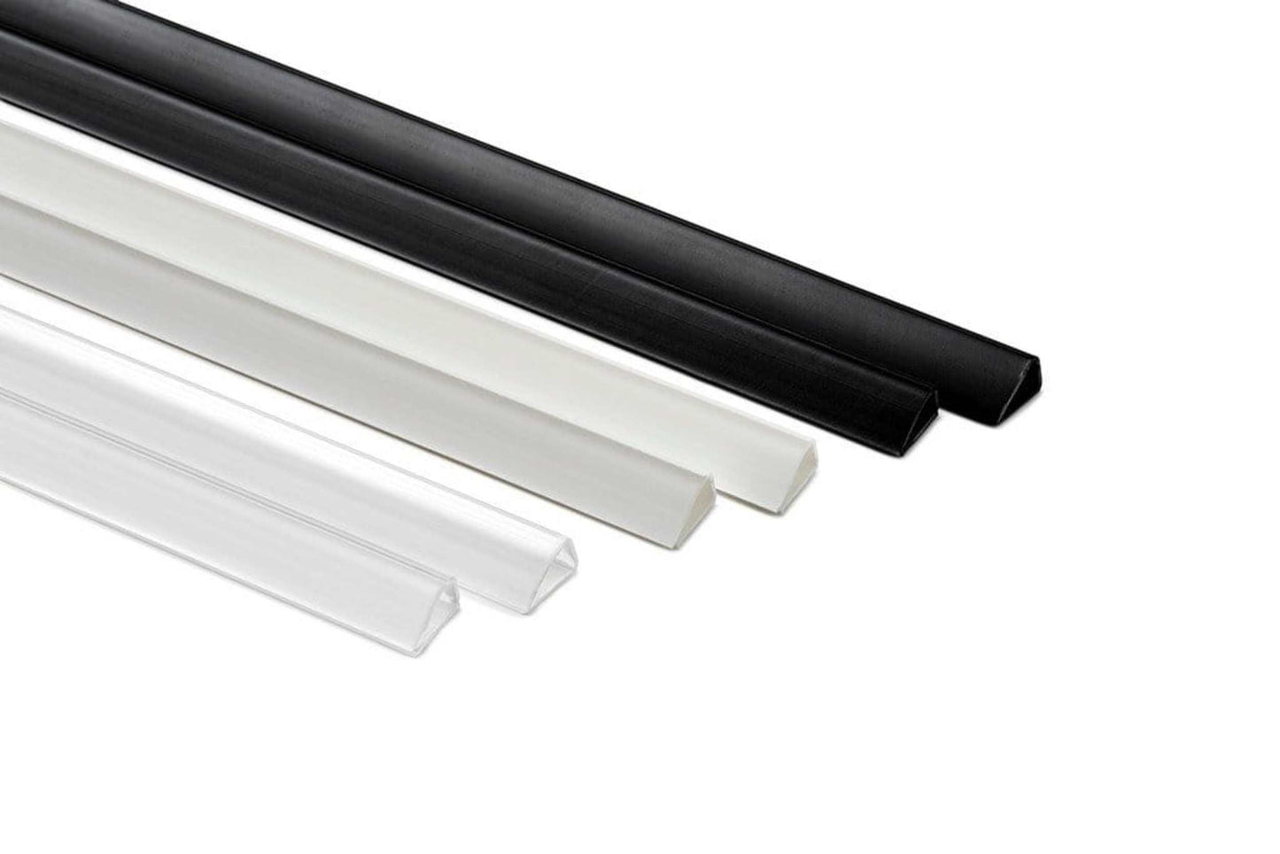 Poster Hangers Transparent 40cm - Strips with Hole Groove