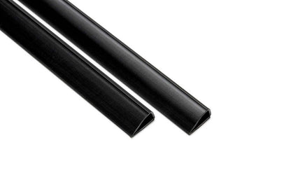 Poster Hangers Black 40cm - Strips with hanging Eyelets