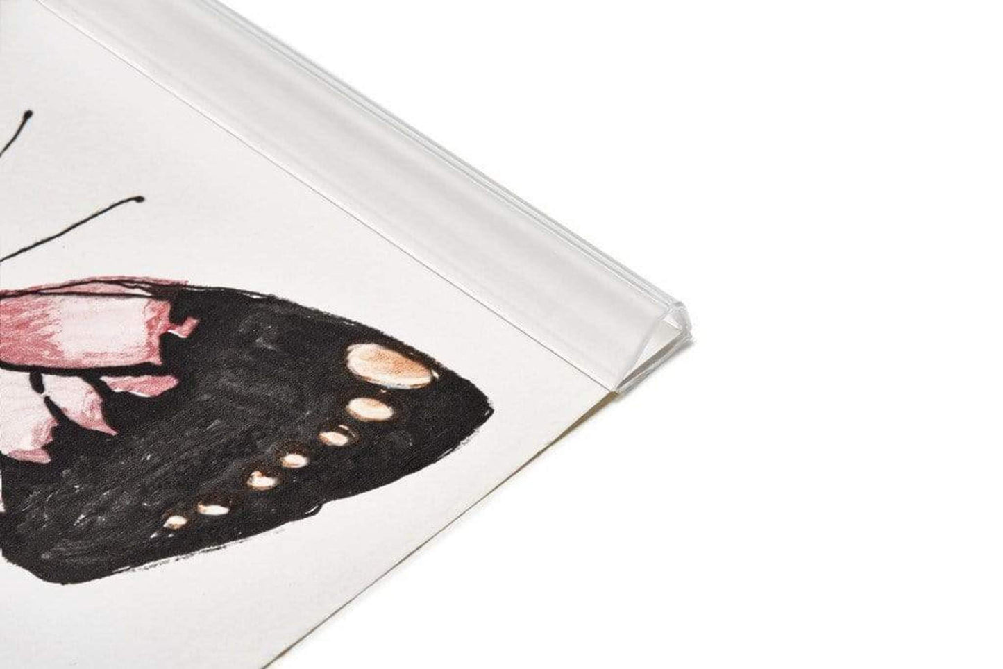 Poster Hangers Transparent 40cm - Strips with Hole Groove