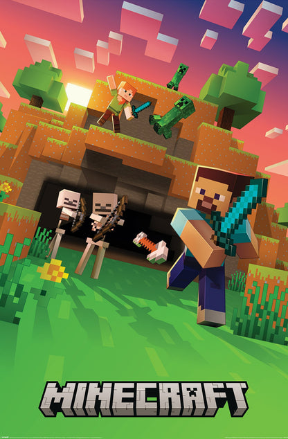 Poster Minecraft - Cinematic Skeletons 61x91,5cm