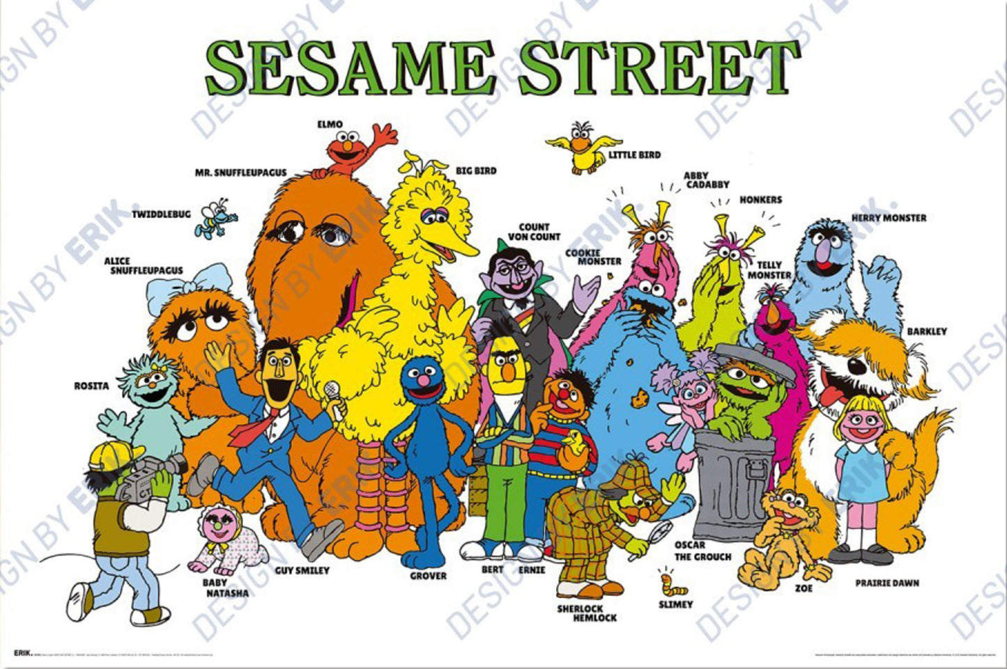 Poster Sesame Street - Characters 91,5x61cm
