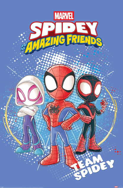 Poster Spidey and His Amazing Friends - Team Up 61x91,5cm