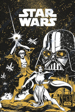 Poster Star Wars - 50th Anniversary 61x91,5cm