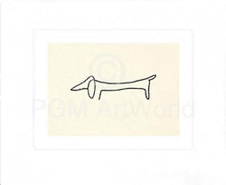 Art Print Pablo Picasso - Le Chien 60x50cm