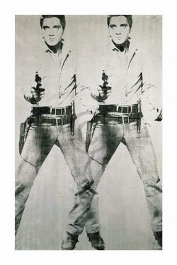 Art Print Andy Warhol - Elvis 1963 Double 60x90cm