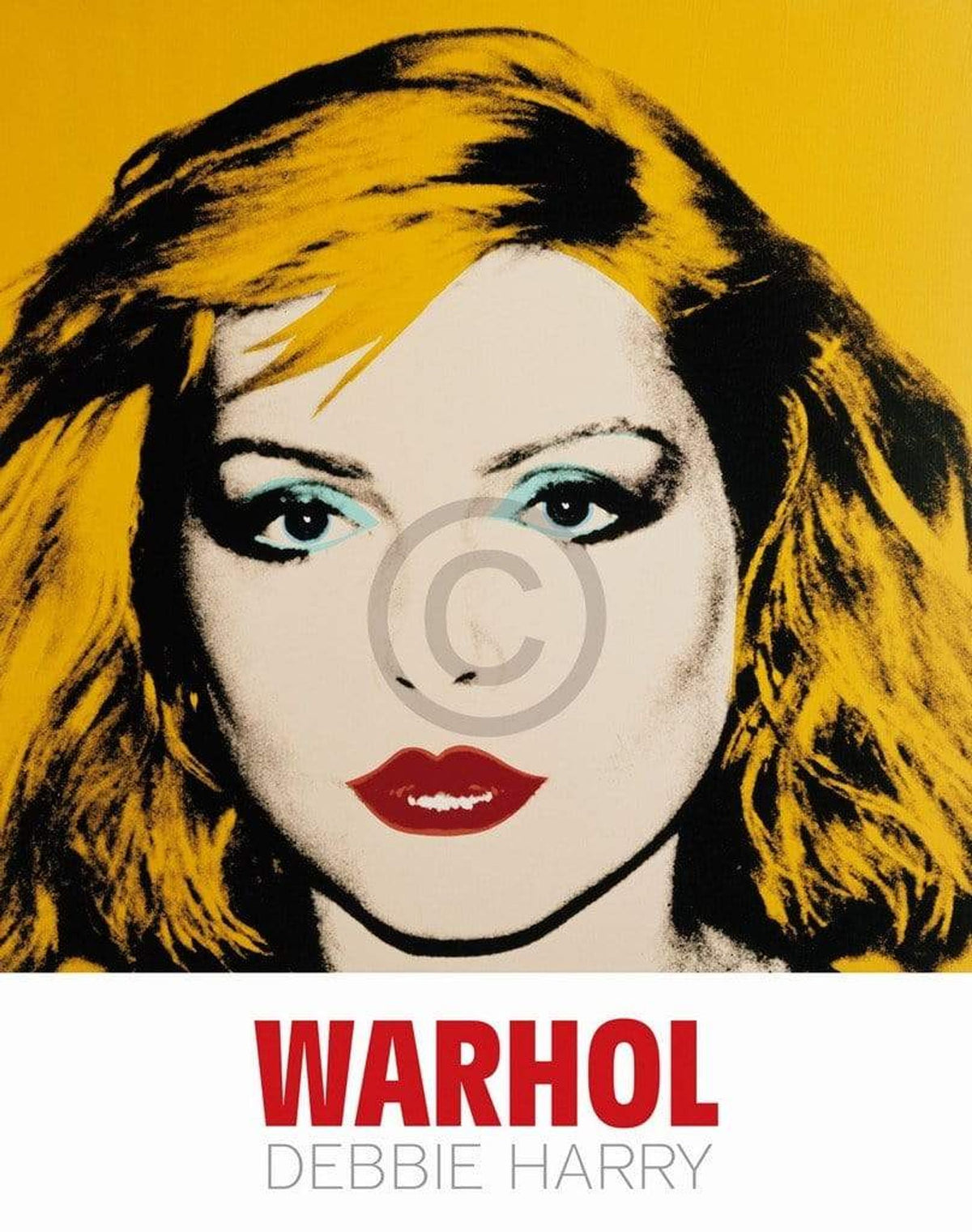 Art Print Andy Warhol - Debbie Harry 1980 90x114cm