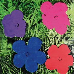 Art Print Andy Warhol - Flowers C. 1984 60x60cm