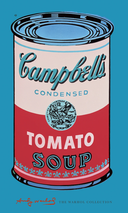 Art Print Andy Warhol Campbell's Soup 60x100cm