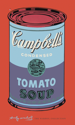 Art Print - Andy Warhol - Campbell's Soup 60x100cm