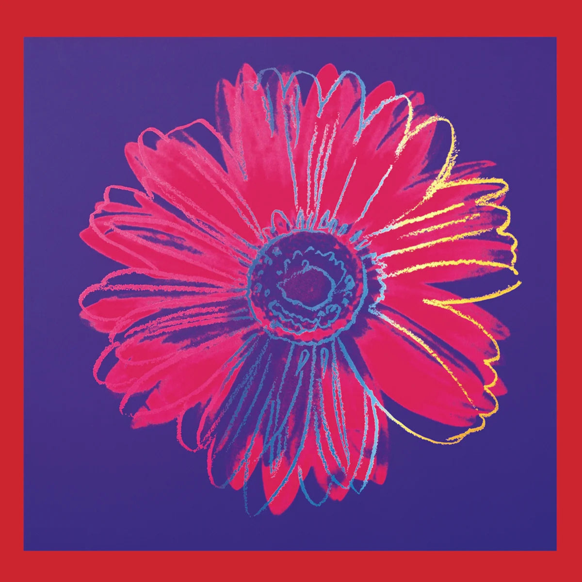 Art Print - Andy Warhol - Daisy 1982 - 90x90cm