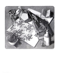 Art Print M. C. Escher - Reptilien 55x65cm